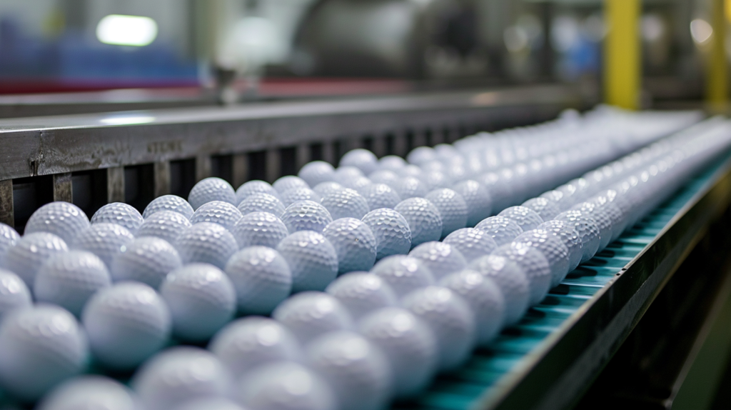 A visual timeline of Costco's journey with Kirkland golf ball suppliers. The image features a globe with a trail of golf balls, representing the international collaborations with manufacturers. Nassau Golf's era is depicted with a Korean backdrop, highlighting the previous chapter. A transition symbolizes the shift to SM Global, Costco's current partner. The chess pieces on the side represent Costco's strategic moves to adapt to market conditions, ensuring a delicate balance between quality and affordability for Kirkland Signature golf balls. #CostcoSupplierHistory #KirklandValue