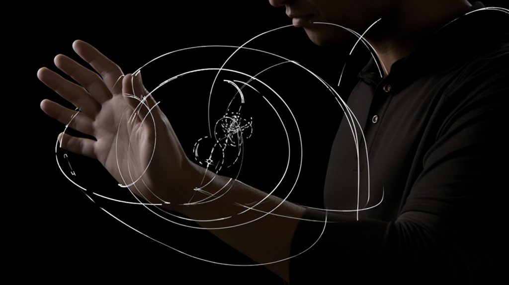 An image portraying a golfer at the crucial moment of impact, highlighting the nuances of crisp contact for ideal shot outcomes as detailed in the blog. The golfer ensures a square clubface aligned with the target, a precise attack angle for the specific club, and a focus on hitting the center of the ball. The image emphasizes the significance of these factors in achieving optimal launch, energy transfer, and accuracy. Alternative text: 'A golfer in the moment of impact, showcasing precise clubface alignment, attack angle, and centered impact. The image captures the intricacies that lead to ideal shot outcomes, enhancing driving capability as advised in the blog